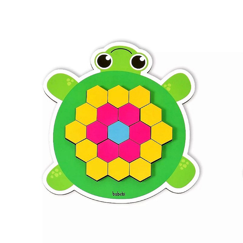 Mosaico Tartaruguinha - Babebi Brinquedos