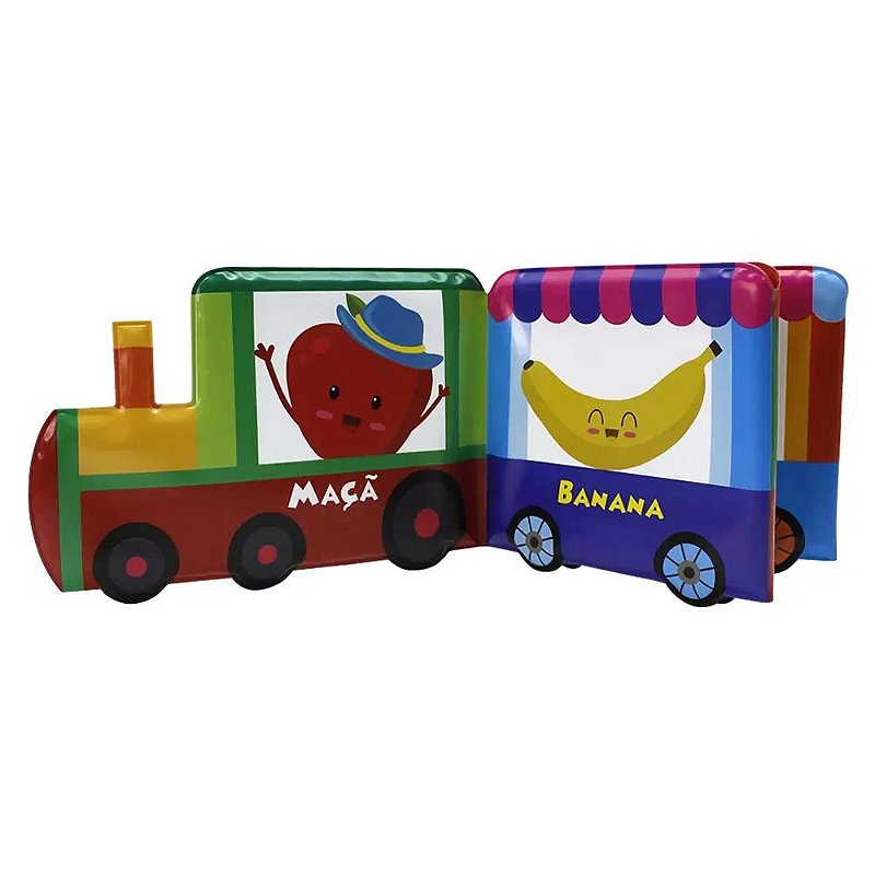 Passeio Divertido - Livro de Banho: Frutas e Vegetais - Happy Books