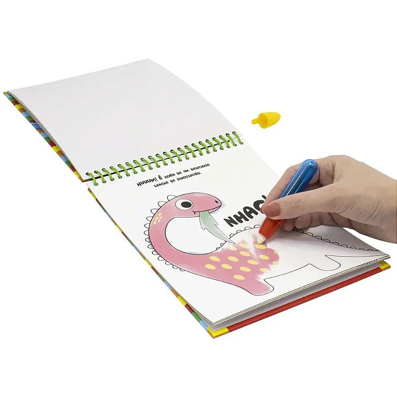 Pintura Mágica: Dinossauros - Happy Books