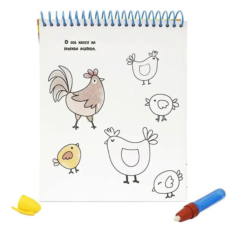 Pintura Mágica: Fazenda - Happy Books