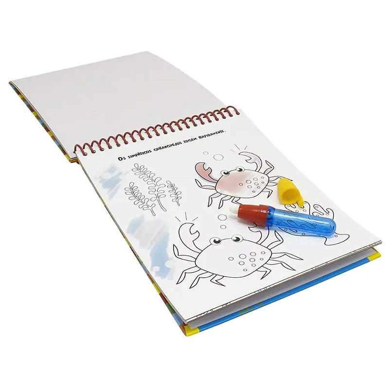 Pintura Mágica: No Fundo do Mar - Happy Books