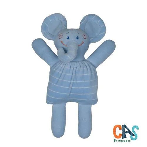 Porta Chupeta Elefantinho - Bichos de Pano