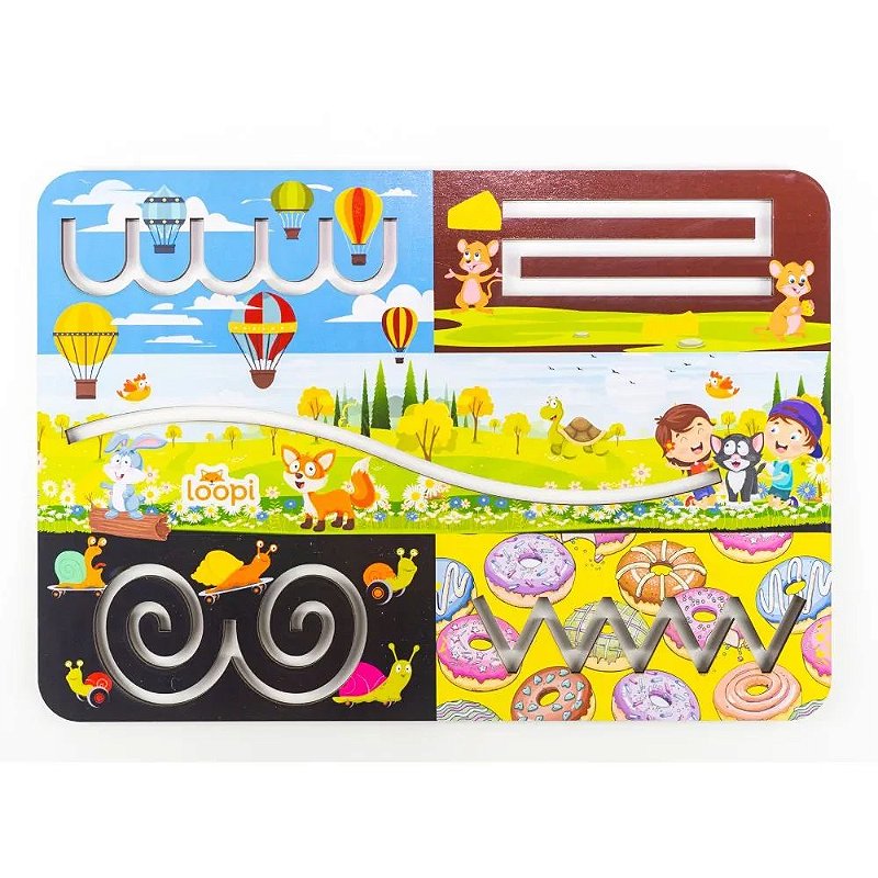 Desenvolvimento Cognitivo e Diversão com o Quadro Psicomotor - Loopi Toys
