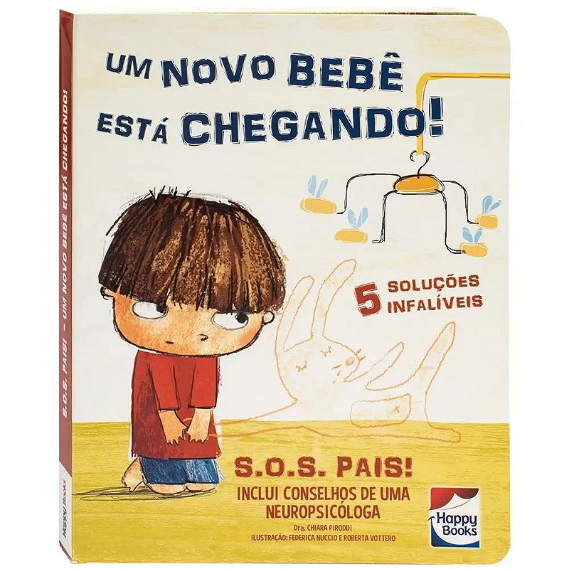 Livro S.O.S. Pais: Um novo bebê está chegando! - Happy Books