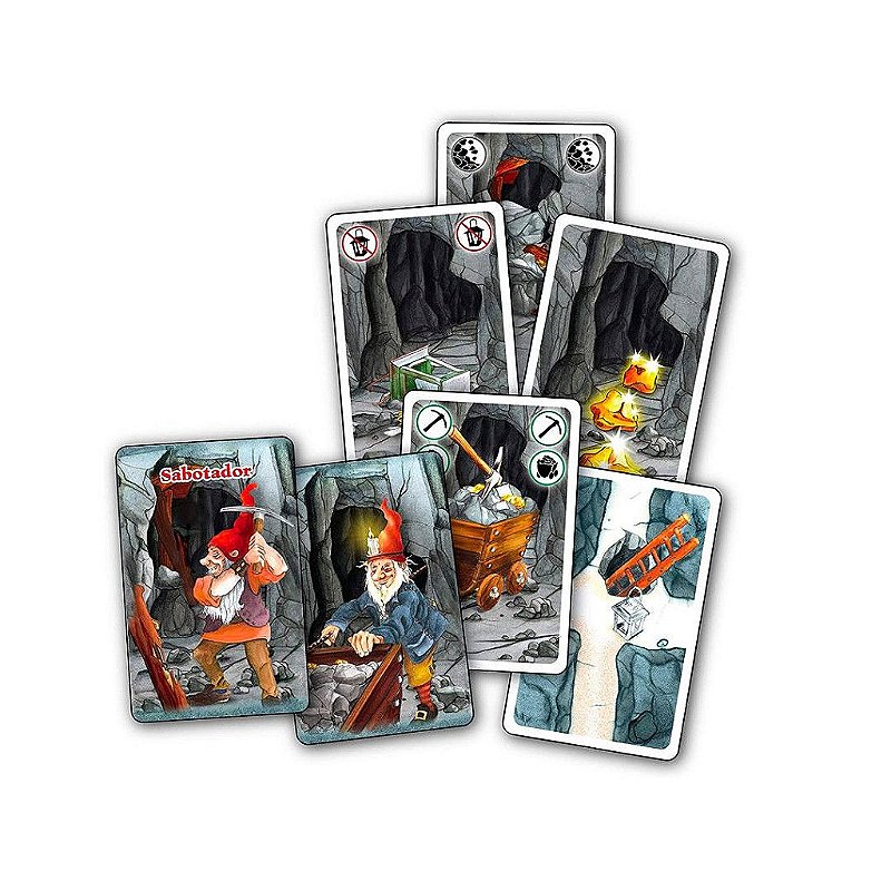 Jogo Saboteur - Desvende os Mistérios da Mina! - PaperGames