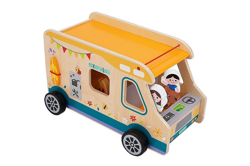 Trailer de Campo - Kit Aventura RV: Sua Jornada Imaginativa Começa Aqui! Embarque - Tooky Toy