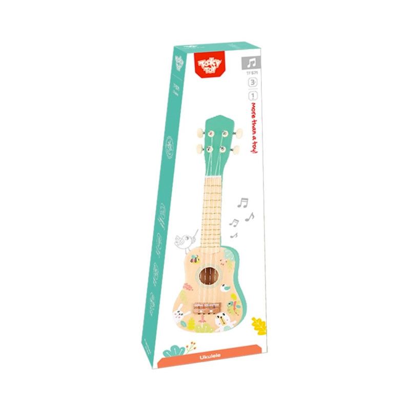 Ukulele Mini Violão em Madeira - Tooky Toy