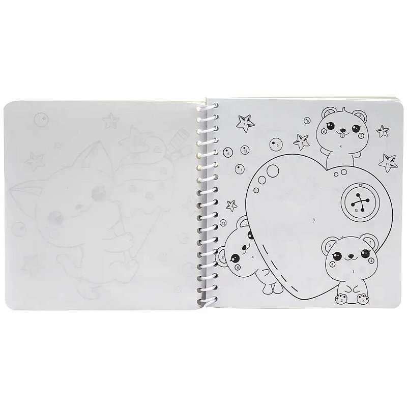 Um livro-kit divertido! Pinte os Números - Eu Amo Doces - Happy Books