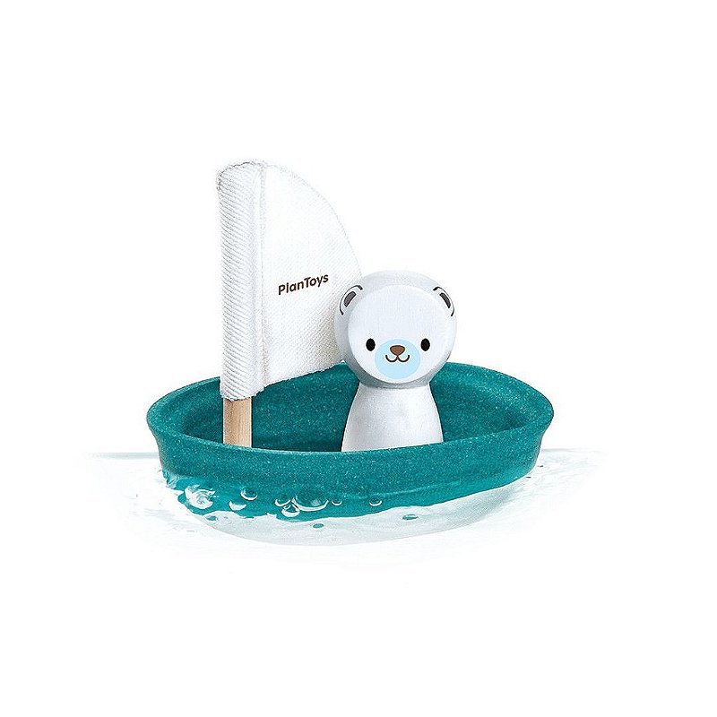 Veleiro Urso polar de madeira - Plantoys