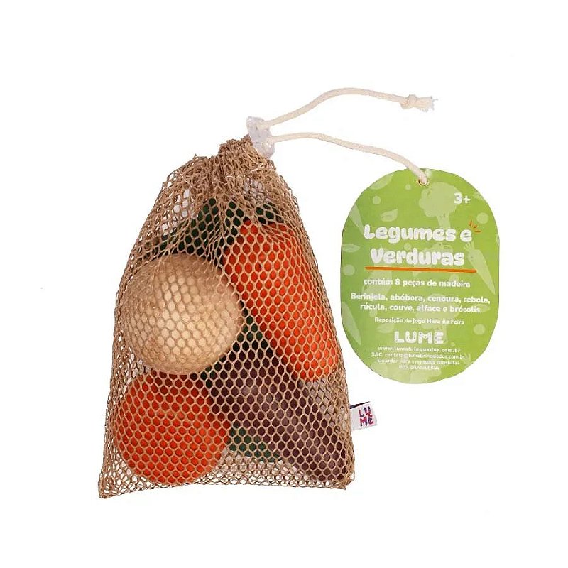 Verduras e Legumes - Lume Brinquedos