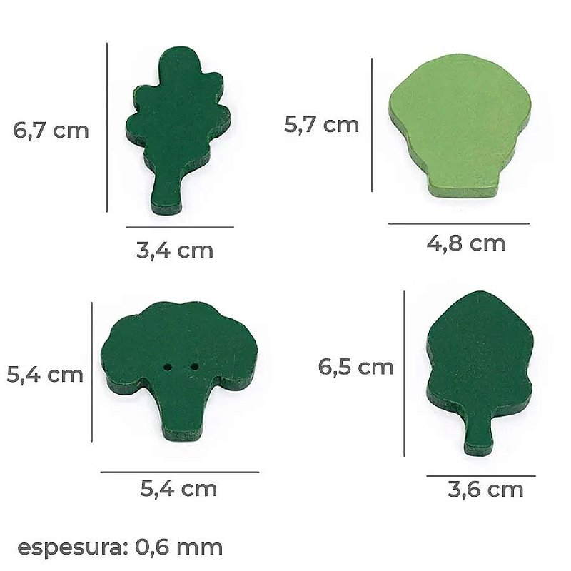 Verduras e Legumes - Lume Brinquedos
