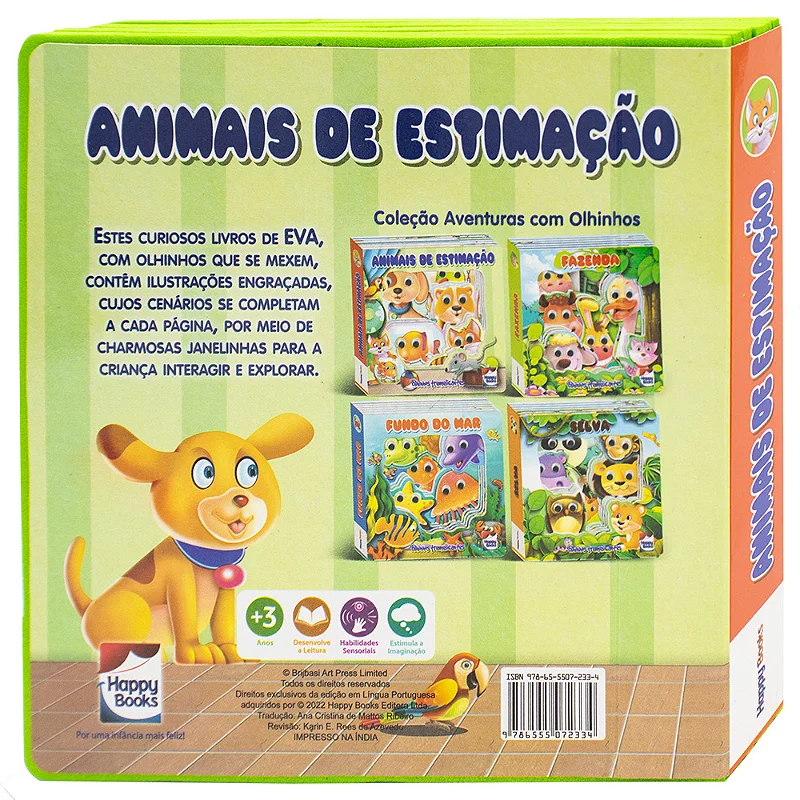 Aventuras com Olhinhos: Animais de Estimação - Happy Books