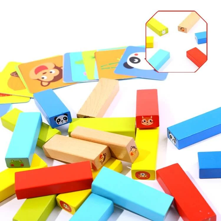 Jogo Jenga Animal com Dados - Diversão e Aprendizado com a Tooky Toy