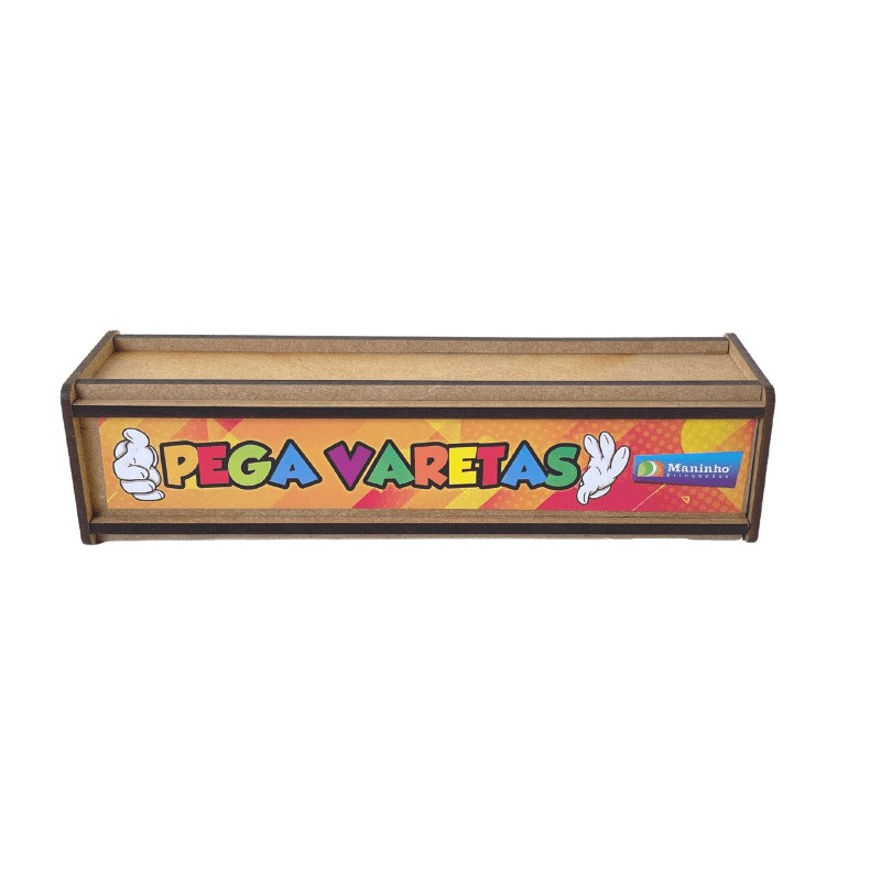 Pega Varetas com estojo de madeira (Qualidade Premium) - Maninho Brinquedos