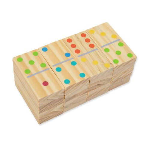 Domino: O jogo clássico em tamanho grande e cores vivas - Tooky Toy