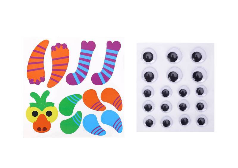 Kit de Artesanato Criando Pom Pom - Crie Monstrinhos Divertidos! - Tooky Toy