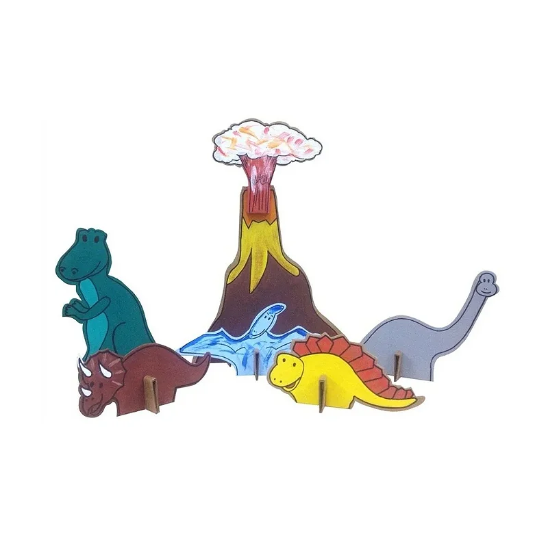 Dinossauros de Papelão - Eu Amo Papelão