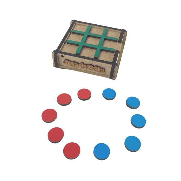 Jogo da Velha Caixa: o clássico jogo de raciocínio lógico - Maninho Brinquedos