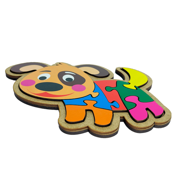 Quebra-Cabeça Cachorro: diversão e aprendizado para crianças - Maninho Brinquedos