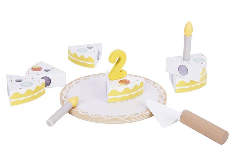 Conjunto de Bolo de Aniversário - Brinquedo Educativo com Velinhas Numéricas - Tooky Toy