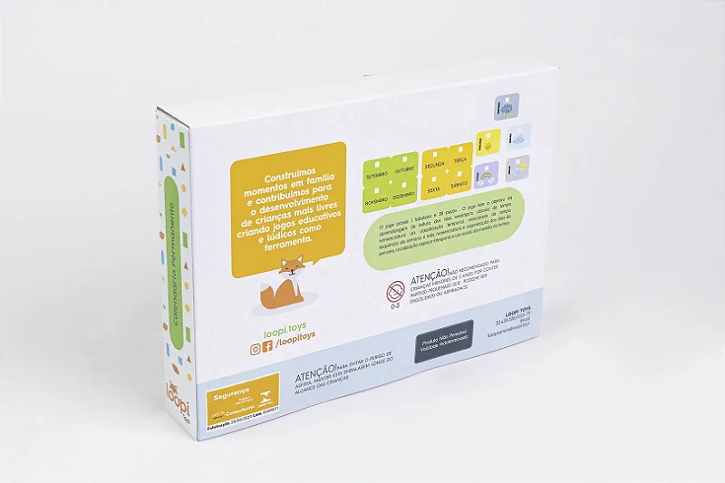 Calendário Educativo de Madeira - Loopi Toys