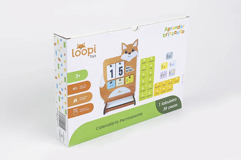 Calendário Educativo de Madeira - Loopi Toys