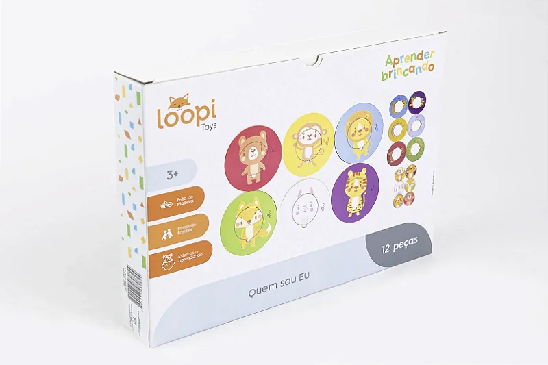 Jogo Quem Sou Eu: Desenvolvimento Divertido e Educativo! Loopi Toys