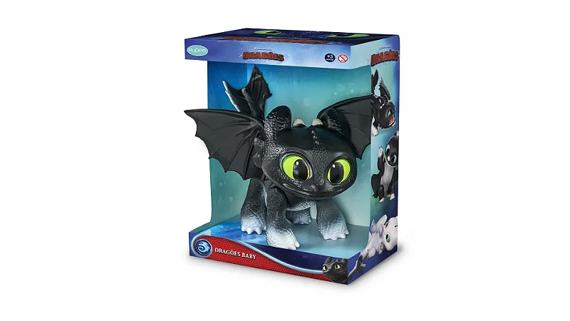 Eclipse - Baby Dragões - DreamWorks™ Como Treinar o seu Dragão® - Pupee