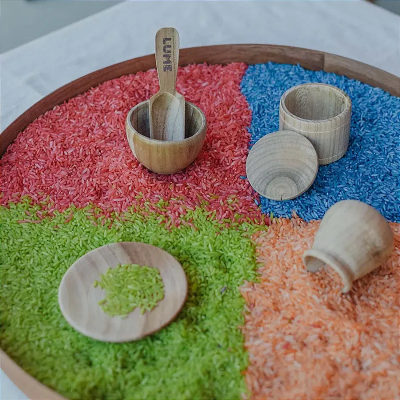 Kit de Potinhos: Brincadeiras Sensoriais e Imaginação à Mesa! Lume Brinquedos