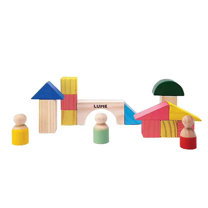 Cidadinha: Exploração Geométrica e Criatividade em um Brinquedo Duradouro! Lume Brinquedos