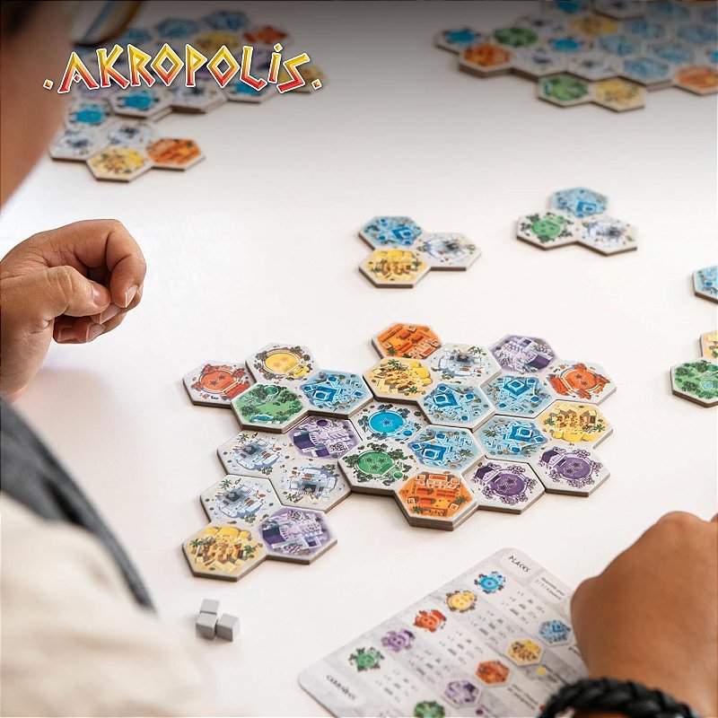 Akropolis - Construa sua Cidade na Grécia Antiga! PaperGames