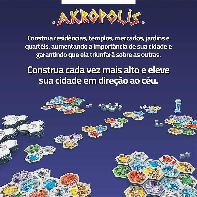 Akropolis - Construa sua Cidade na Grécia Antiga! PaperGames