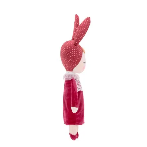 Boneca Metoo Angela Clássica BORDÔ 33cm - Encanto em Cada Detalhe