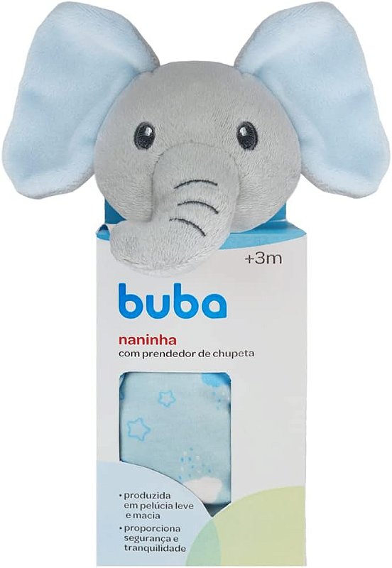 Naninha Elefante Azul – Aconchego e Companhia no Soninho do Bebê - Buba