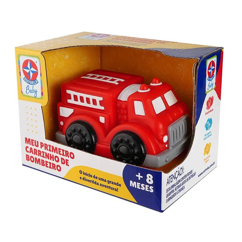 Meu Primeiro Carrinho de Bombeiro - Estrela Baby