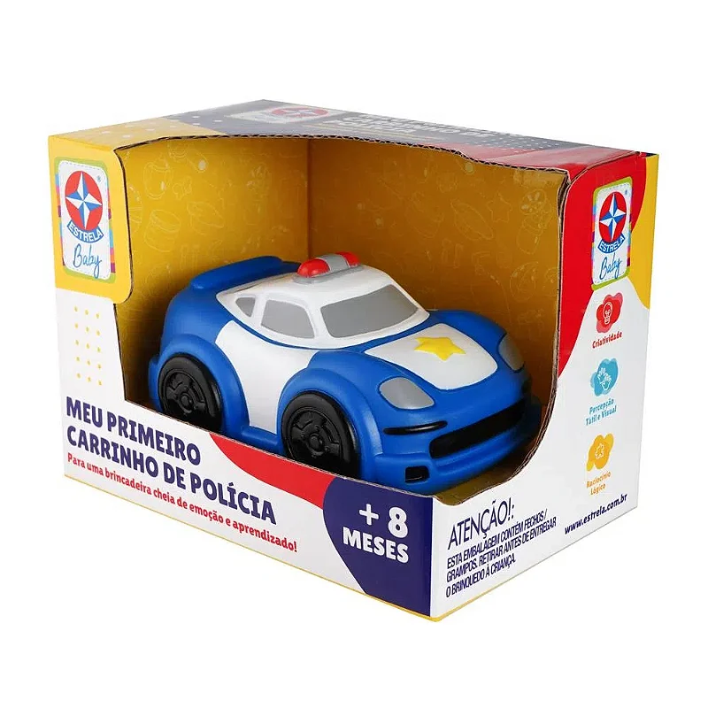 Meu Primeiro Carrinho de Polícia - Estrela Baby