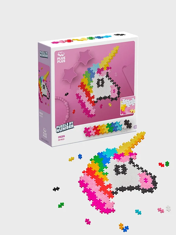 Quebra-cabeça Puzzle by Numbers - Unicórnio: Uma Maravilha Criativa