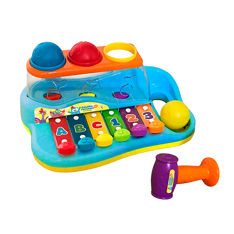 Teclado Infantil Fazendinha Super Divertido Baby Educativo