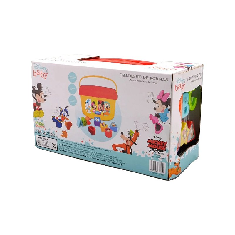 Baldinho de Formas Disney Baby - Yes Toys