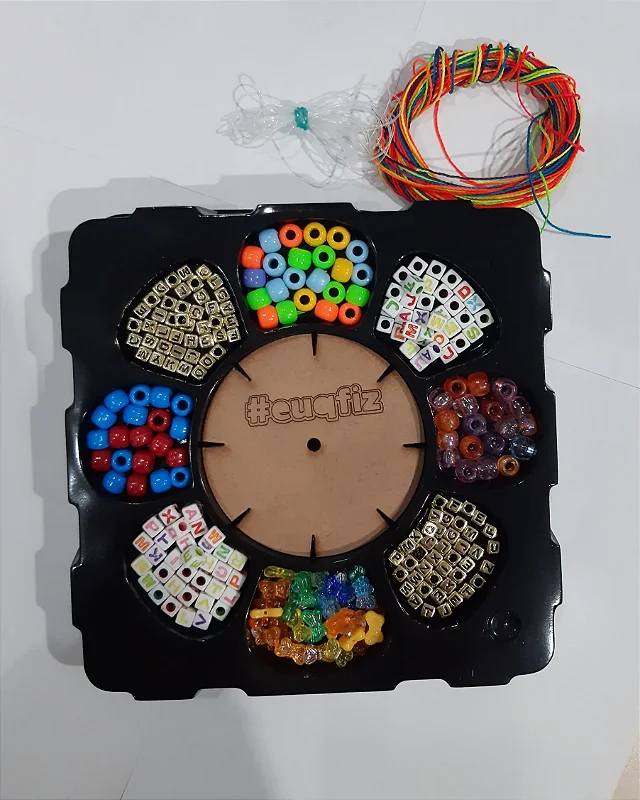 Alpha Beads Braceletes da Amizade Hello Kitty #EUQFIZ - Criatividade e Diversão em Cada Peça - I9 Brinquedos