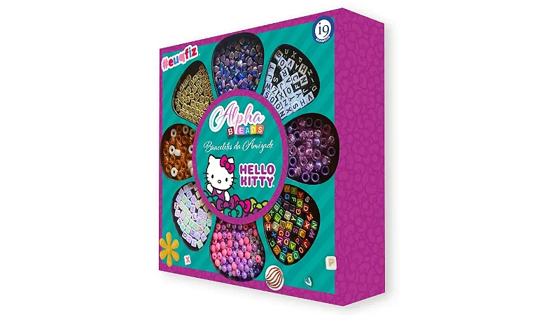 Alpha Beads Braceletes da Amizade Hello Kitty #EUQFIZ