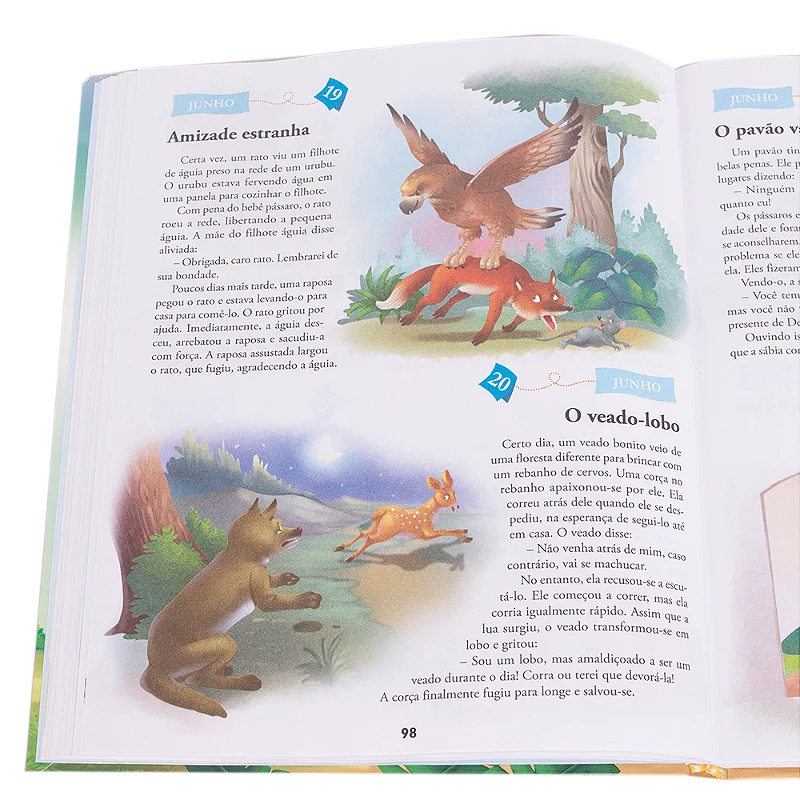 365 Contos de Animais - Uma Viagem Encantadora pela Natureza com a B. Jain Publishers - Happy Books