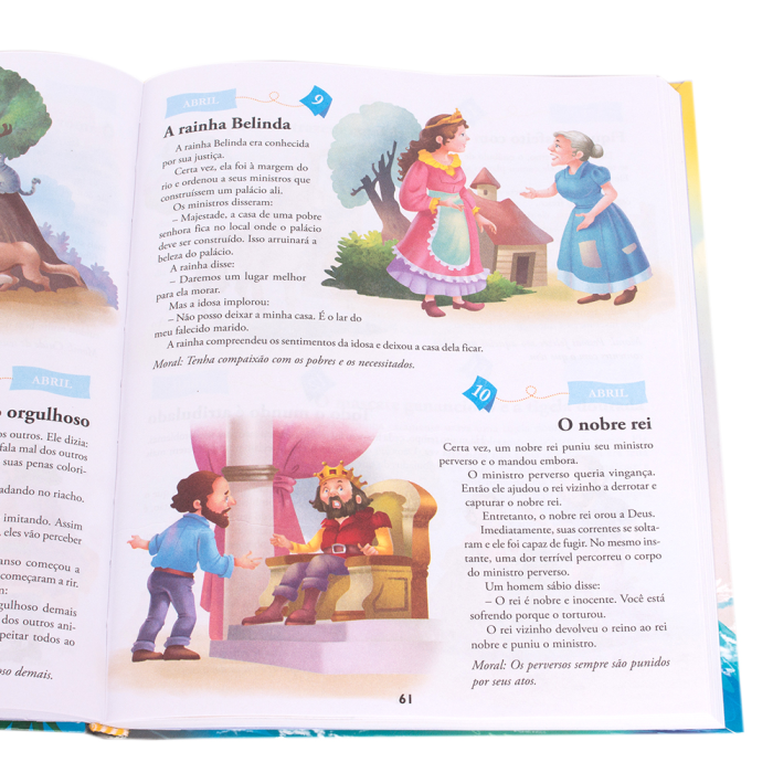 365 Histórias com Moral - Enriquecendo Valores com B. Jain Publishers - Happy Books
