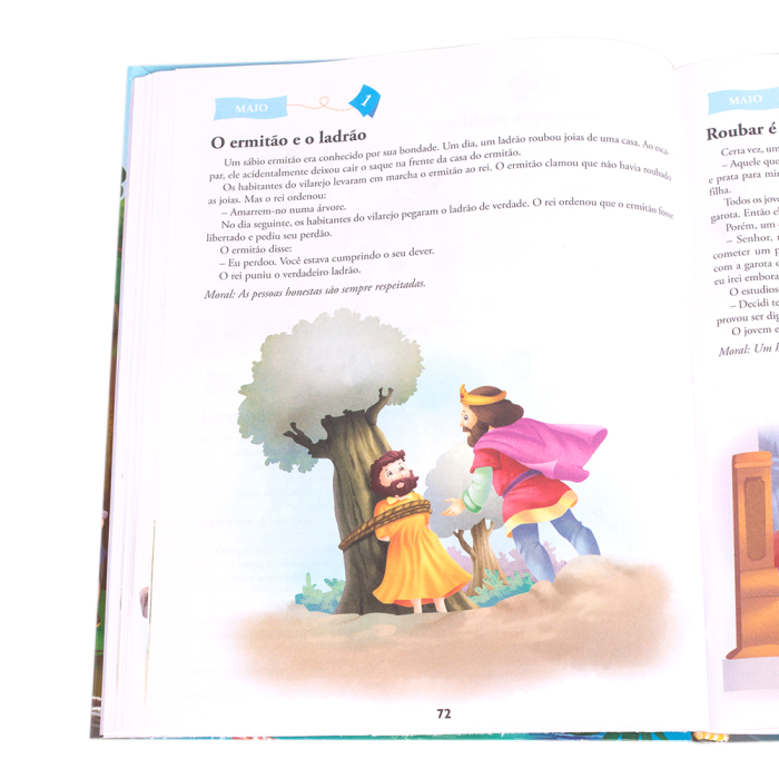 365 Histórias com Moral - Enriquecendo Valores com B. Jain Publishers - Happy Books