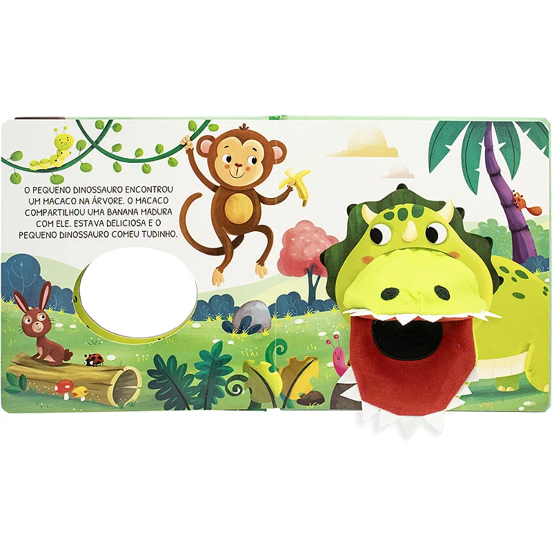 Aventuras com Fantoches: Pequeno Dinossauro - Mammoth World - Happy Books