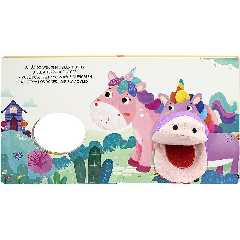 Aventuras com Fantoches: Unicórnio Feliz - Mammoth World - Happy Books