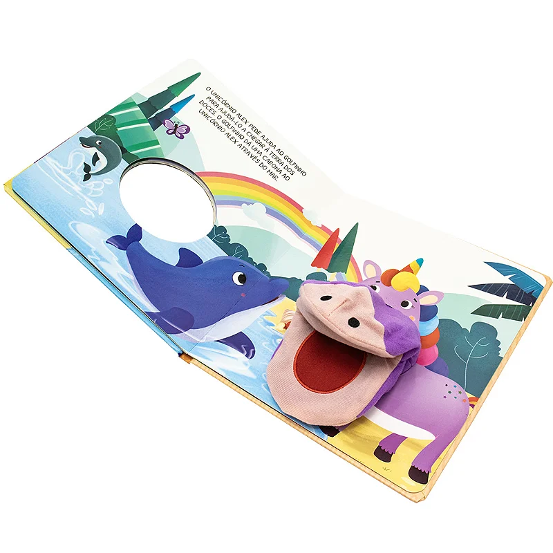 Aventuras com Fantoches: Unicórnio Feliz - Mammoth World - Happy Books