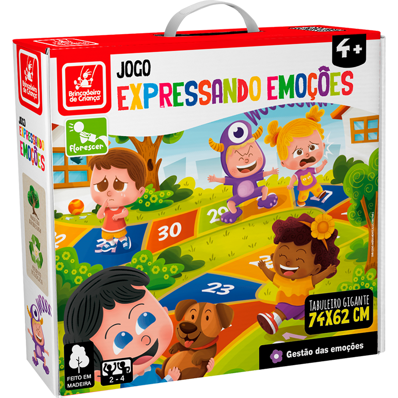Jogo Expressando Emoções - Brincadeira de Crianças - Casa do Brinquedo ...