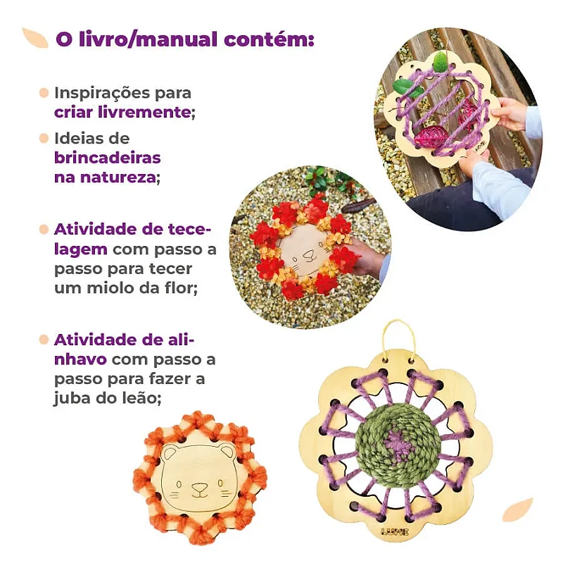 Meus Quadrinhos - Leão e Flor - Lume Brinquedos