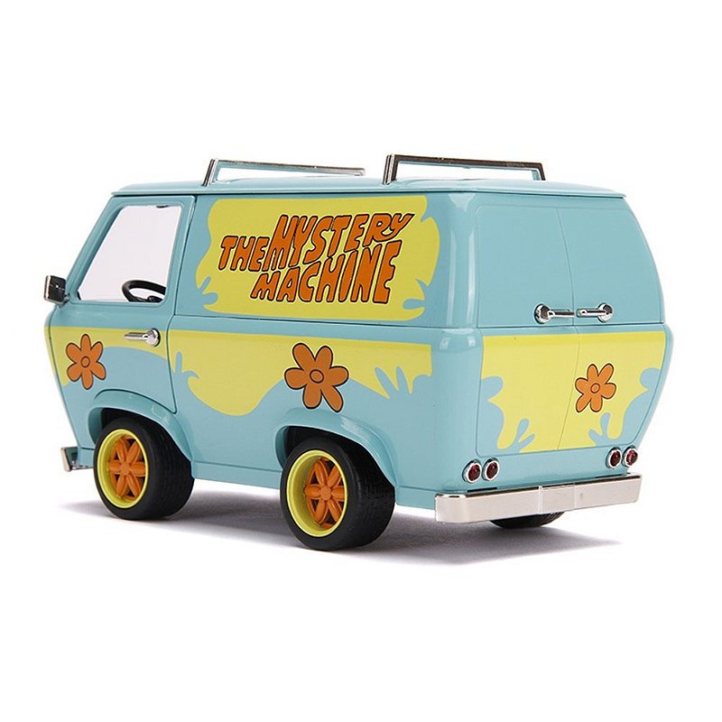 Miniatura Van The Mystery Machine c/ Figuras Scooby Doo e Salsicha - 1:24 - Jada Toys